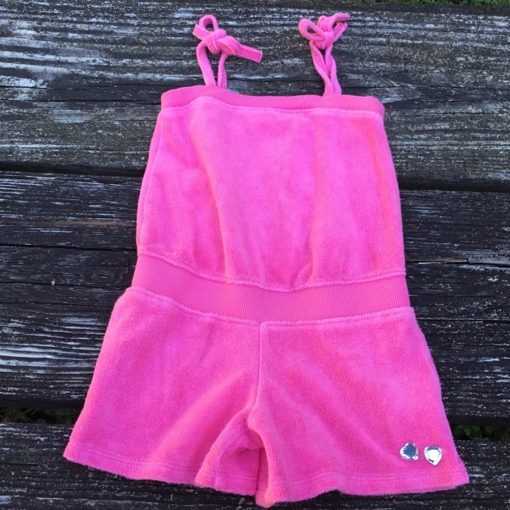Gymboree Girls Pink Beach Cover Up One Piece 4